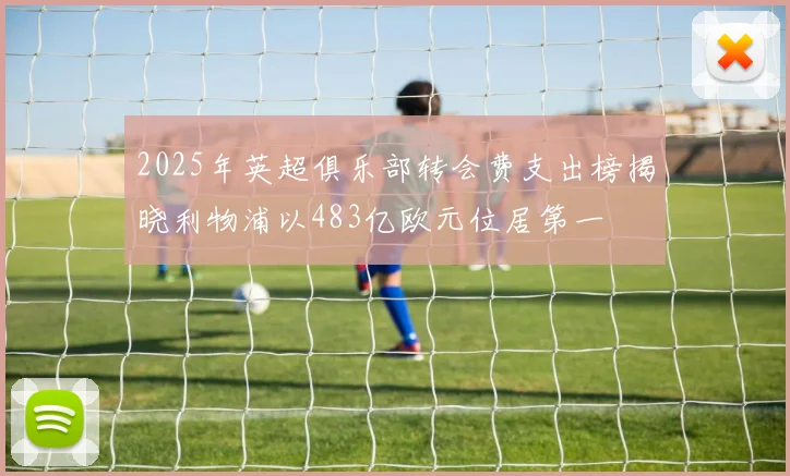 2025年英超俱乐部转会费支出榜揭晓利物浦以483亿欧元位居第一